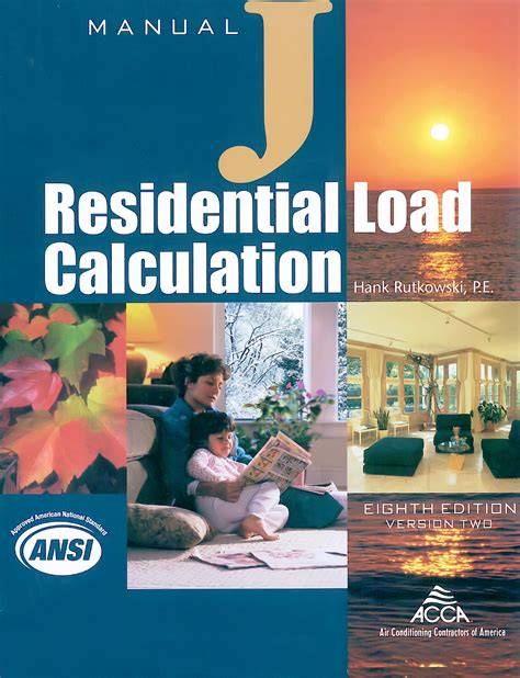 Residential load calculation manual j pdf. Manual J Residential Load Calculation (8th Edition - ...
