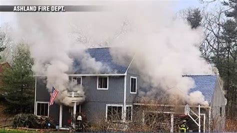 Residents displaced after house goes up in flames on Christmas Eve in Ashland