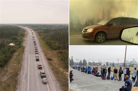 Residents flee, airlifts begin as wildfire approaches capital of Canada’s Northwest Territories