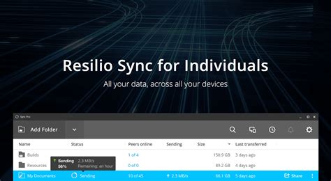 Resilio-sync. This article is a quick step-by-step instruction guiding you through the installation of Resilio Connect product and configuring it to sync data across Resilio Connect agents. In this guide will will install the main components of Resilio Connect - Management Console and Agents, and configure a few sample synchronization … 