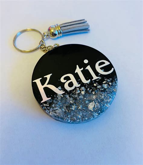 Resin Keyrings - Etsy UK