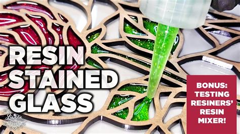 Resin stained glass kit.  Each entry highlights what makes the kit stan...