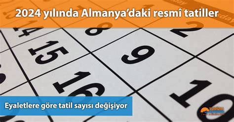 Resmi Tatiller ve Gümrükler  Almanya'daki Expat . 