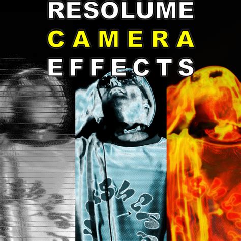 Resolume camera effects.  For audio, Resolume supports VST plugins. gumroad. com/l/camer...