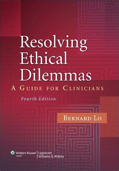 Resolving ethical dilemmas a guide for clinicians. - Mcgraw hill managerial accounting solution manual answers.