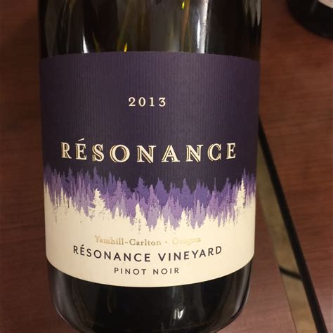 Resonance winery. About Resonance 2019 Pinot Noir, Willamette Valley. Founded in 2013, Résonance sits in the Yamhill-Carlton AVA, in a hidden part of Willamette Valley just west of the small agricultural town of Carlton. The seeds for this project had been planted when Maison Louis Jadot set out to establish its first winery outside of Burgundy. 