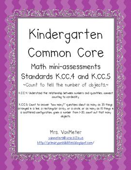 Resource Math Common Core Worksheet K Cc 4