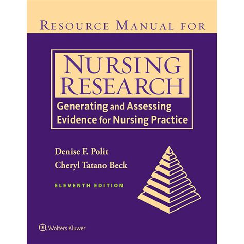 Resource manual for nursing research generating and assessing evidence for nursing practice ninth edition. - De mystieke leer van meister eckehart.