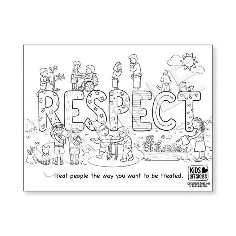 Respect Coloring Pages