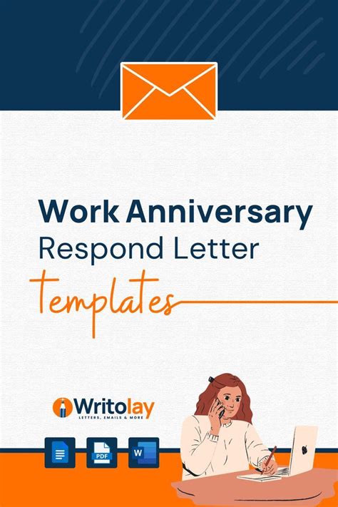 Respond to Work Anniversary Letter: 3 Templates