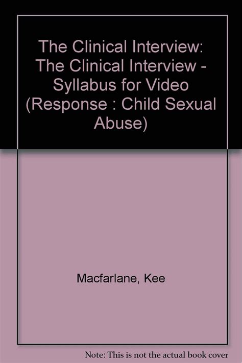 Response syllabus the clinical interview video manual. - Onderwijs in de natuurwetenschappen en morele vorming.