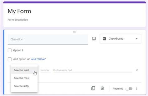 Response validation a hidden feature for Google Forms