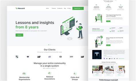 Responsive Landing Page Design Website Home Page Design Agency