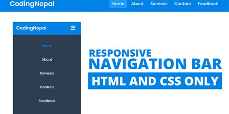 Responsive Navbar in HTML CSS DEV Community 👩‍💻👨‍💻