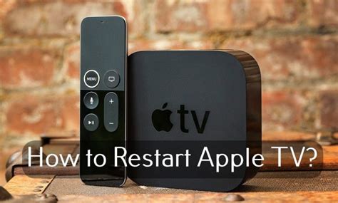 Restart apple tv. Let's start off by checking the helpful steps in this article which can help with this issue: Reset or restore your Apple TV to its factory settings - Apple Support. Follow this guidance: "Reset your Apple TV 4K or Apple TV HD. On your Apple TV, go to Settings > System > Reset. Choose a reset option: 