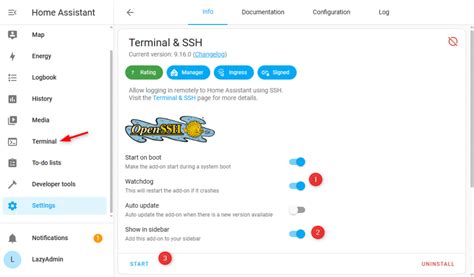 Restart home assistant from ssh.  SSH does not start on boot so even if I ...