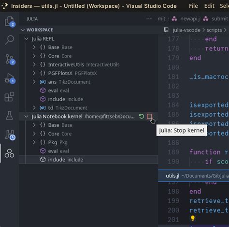 Restart kernel vscode shortcut.  The editor lists all Prerequisites Before using Jupyter (IP...