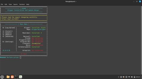 Restart klipper.  That basically means Klipper started but could not conn...