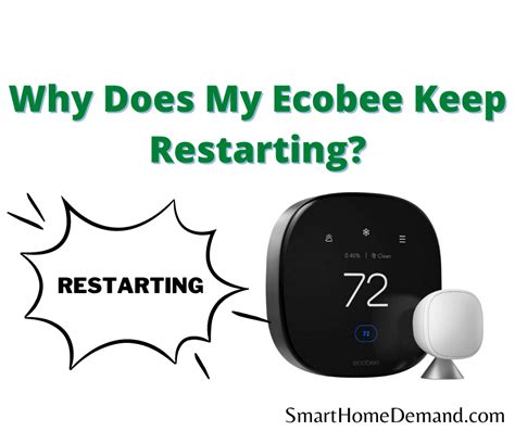 Restarting ecobee. Follow these steps to enable heating and cooling on your Ecobee thermostat: Start by pressing the menu button on your thermostat’s touchscreen display. Scroll and select the “Settings” option. In the settings menu, choose “Installation Settings” and then “Equipment.”. 
