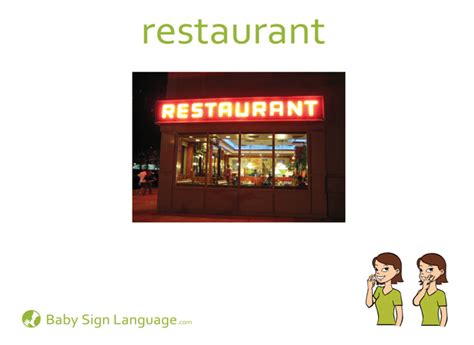 Restaurant - Baby Sign Language