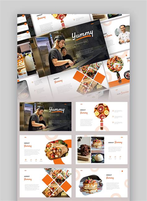 Restaurant Menu Powerpoint Template Creative Design Templates