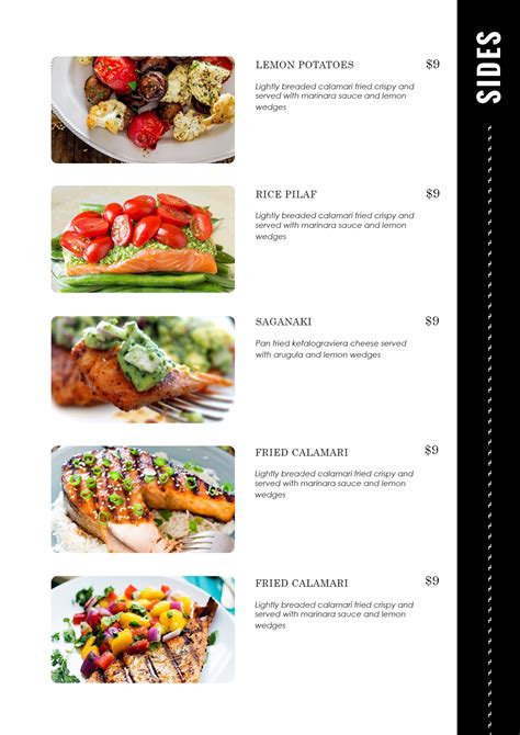 Restaurant Menu Template Microsoft Word Database