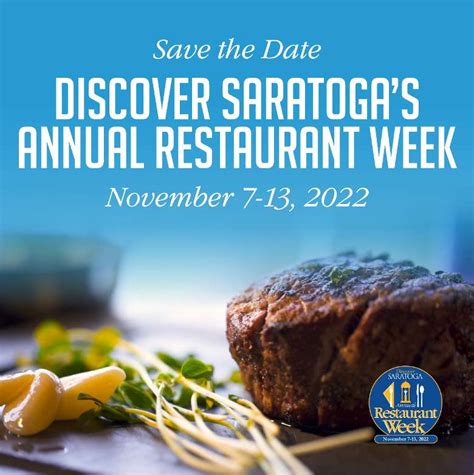Restaurant Week returning to Saratoga County