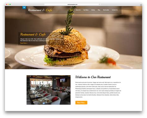 Restaurant website templates WordPress 51842 Wordpress theme