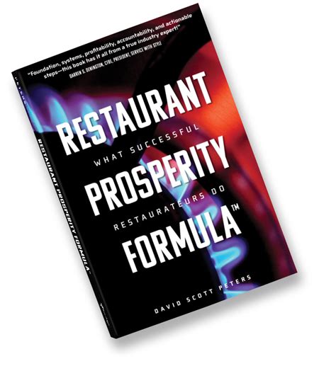 Full Download Restaurant Prosperity Formula What Successful Restaurateurs Do By David Scott Peters