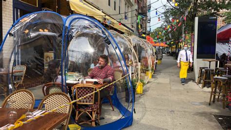 Restaurants get creative to keep outdoor diners warm - CNBC