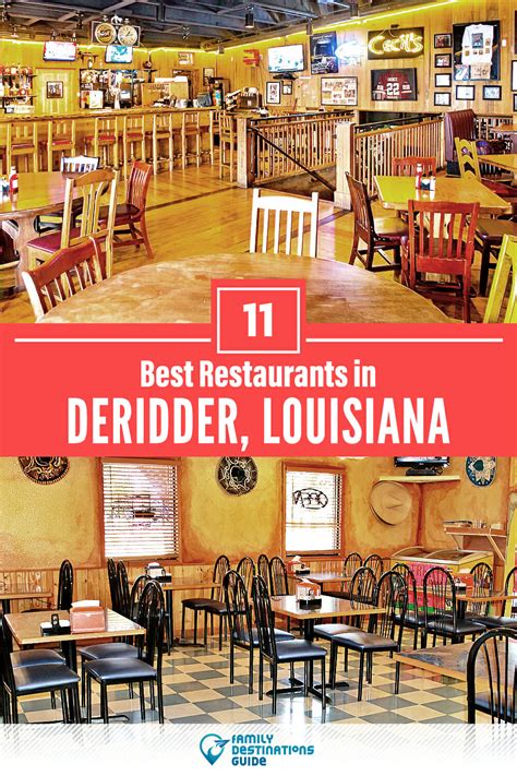 Restaurants in deridder la. Read more. Gilbert's Pizza in DeRidder, LA, is a Italian restaurant with average rating of 4.7 stars. See what others have to say about Gilbert's Pizza. Today, Gilbert's Pizza opens its doors from 11:00 AM to 8:00 PM. Whether you're curious about how busy the restaurant is or want to reserve a table, call ahead at (337) 202-7025. 