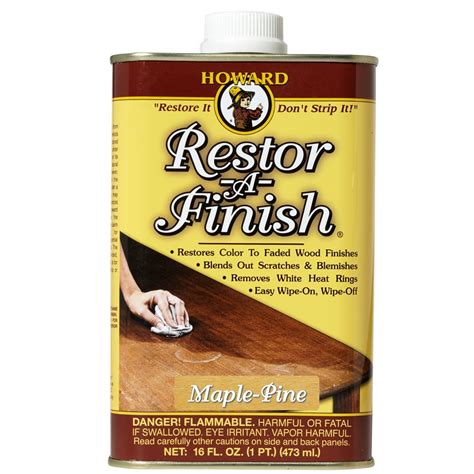 Resto finish reviews. 8 oz. 8 Fl Oz (Pack of 1) Color: Neutral. Restor-A-Finish is a unique finish-penetrating formula that restores wood finishes while blending out minor scratches, blemishes and abrasions. Available in nine colors to match almost any wood finish tone; Neutral, Maple-Pine, Golden Oak, Cherry, Walnut, Mahogany, Dark Walnut, Dark Oak, and Ebony Brown. 