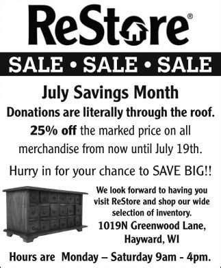 Habitat for Humanity ReStore - Hayward 16220w US Highway 63, Hayward, WI 54843, USA. ... Reuse, recycle, compost, convert your waste to energy in Wisconsin. WasteCap .... 