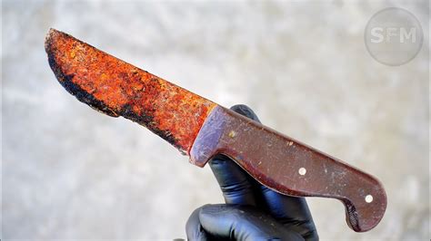 Restoring A Rusty Knife What