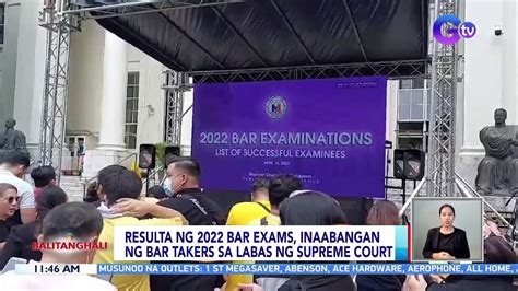 Resulta ng 2024 Bar Exams, inaabangan ng bar takers sa labas