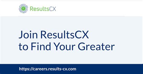 Resultscx careers. Things To Know About Resultscx careers. 