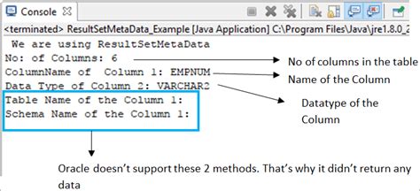Resultset findcolumn.  What you do is retrieve the ResultSetMetaData from the R...