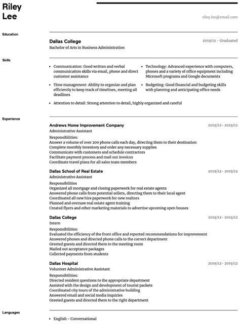 Resume Samples 125+ Free Example Resumes & Formats