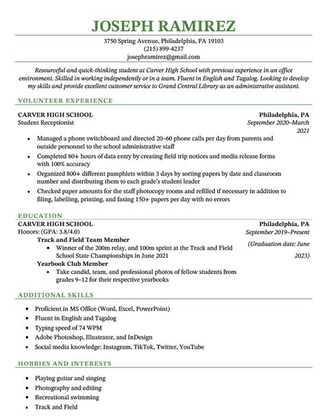 Resume for first job. In today’s competitive job market, having a standout resume is essential to catching the attention of hiring managers. A well-designed and professional-looking resume can make all ... 