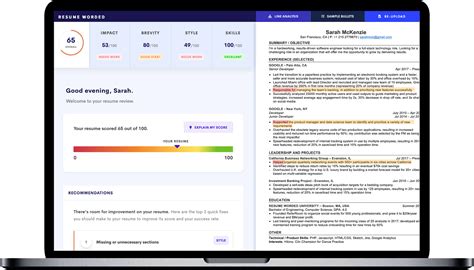 Resume scan. Our resume scanner app evaluates every aspect of your resume from formatting to the data you input to ensure that it will pass any ATS resume test … 