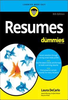 Download Resumes For Dummies By Laura Decarlo