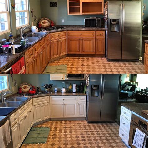 Resurfacing kitchen cabinets. A kitchen cabinet remodel costs $1,500 to $13,000 on average, depending on the renovation method. The cost to redo kitchen cabinets by refinishing or staining is the cheapest at $1,500 to $4,500. Cabinet refacing costs $5,000 to $13,000 and includes new cabinet doors and cabinet box veneers. *Costs include materials and labor. 
