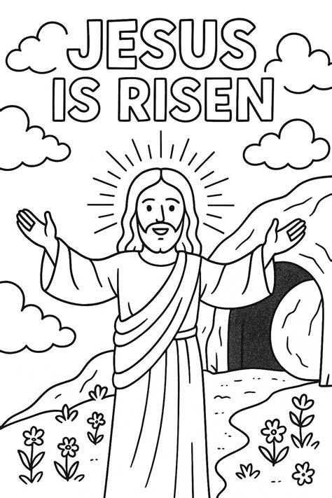Resurrection Coloring Page