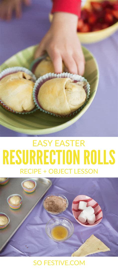 Resurrection Rolls Easter Object Lesson + Recipe So Festive!
