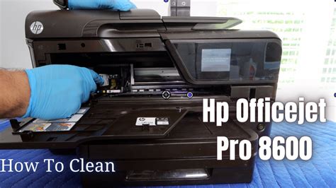 Resurrection of an HP OfficeJet Pro 8600 (cleaning print head)