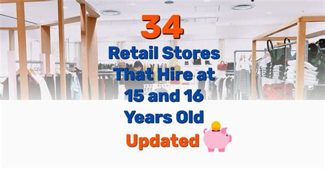 Retail places that hire at 16. Dec 4, 2023 · While retail places like clothing stores, department stores, etc. don’t typically hire people under 16, grocery stores are an exception. Many grocery stores hire at 15, and some even hire at 14, which is the minimum age set by the Fair Labor Standards Act (FLSA). 