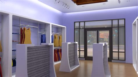 Retail store sketchup model.  Architecture Architectural Structure Structures Shelter Building B...