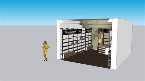 Retail store sketchup model.  Free 3D Retail Display Fixture Model useful for: Architects...