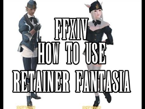 Psa: use retainer fantasia before character Fantasia. The first one can be bought on market board, and can save you real life money. You can use your retainers as subjects to see how some features are and test. Better, create an alt so you can also preview voices and emotes. .