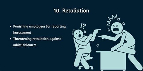 Retaliation harassment example. .  ...